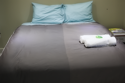 cheap motel room